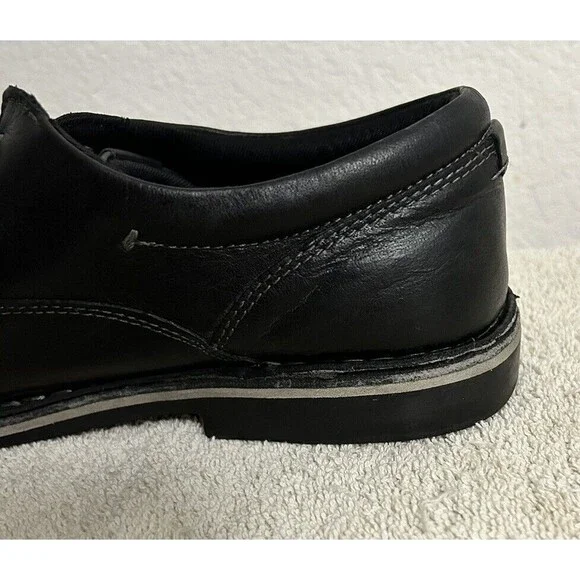 Steve Madden Men's Size 11 Harpoon Derby Oxford Black Shoes Lace-up - Picture 7 of 16